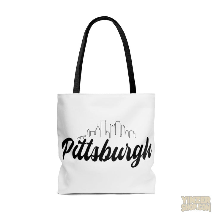 Pittsburgh Skyline Tote Bag Bags Printify   