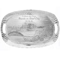 Pittsburgh Skyline Tray – Artisan Forged Luncheon Serving Tray with New Stadiums Design - YinzerShop