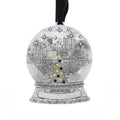 Pittsburgh Snow Globe | Handcrafted Steel City Ornament with Black Gold Crystals - YinzerShop