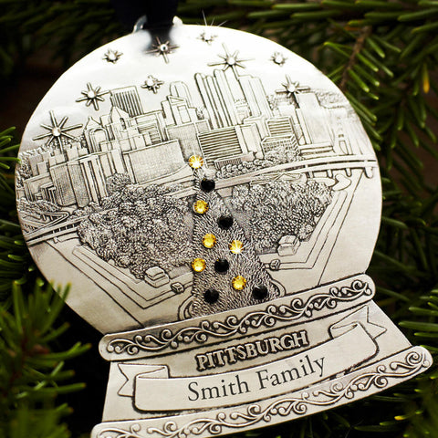 Pittsburgh Snow Globe Ornament