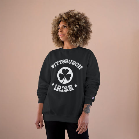Pittsburgh St. Patrick's Day - Champion Sweatshirt Sweatshirt - YinzerShop