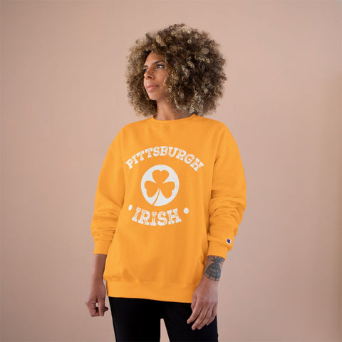 Pittsburgh St. Patrick's Day - Champion Sweatshirt Sweatshirt - YinzerShop