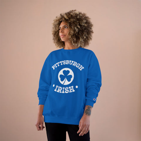 Pittsburgh St. Patrick's Day - Champion Sweatshirt Sweatshirt - YinzerShop