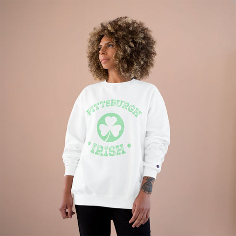 Pittsburgh St. Patrick's Day - Champion Sweatshirt Sweatshirt - YinzerShop