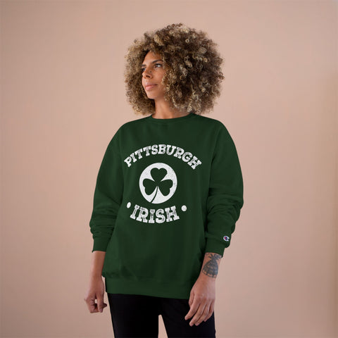 Pittsburgh St. Patrick's Day - Champion Sweatshirt Sweatshirt - YinzerShop