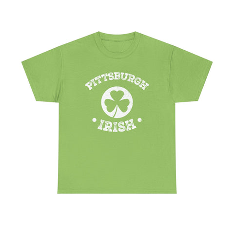 Pittsburgh St. Patrick's Day - Unisex Heavy Cotton Tee T-Shirt - YinzerShop