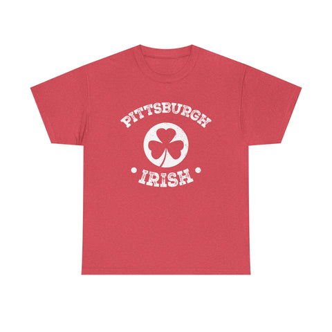 Pittsburgh St. Patrick's Day - Unisex Heavy Cotton Tee T-Shirt - YinzerShop
