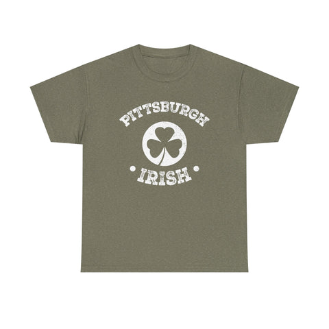 Pittsburgh St. Patrick's Day - Unisex Heavy Cotton Tee T-Shirt - YinzerShop
