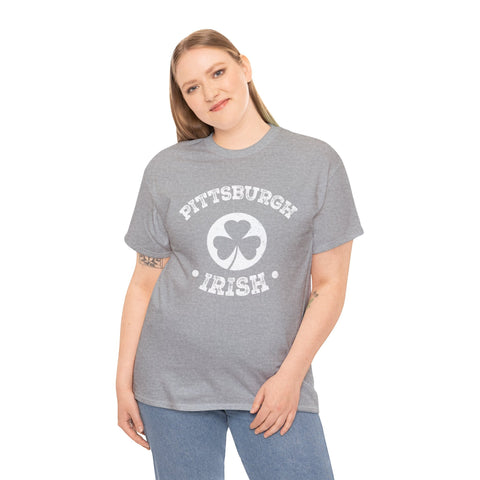 Pittsburgh St. Patrick's Day - Unisex Heavy Cotton Tee T-Shirt - YinzerShop