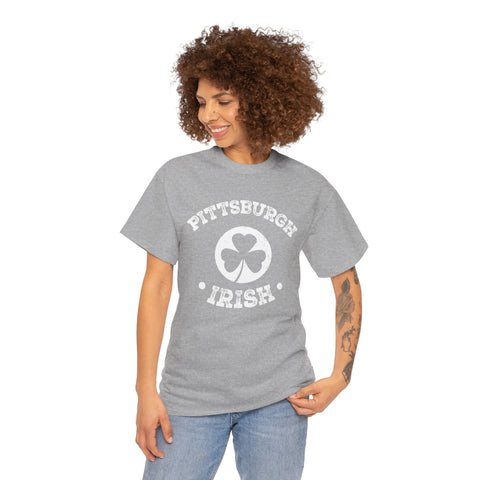 Pittsburgh St. Patrick's Day - Unisex Heavy Cotton Tee T-Shirt - YinzerShop