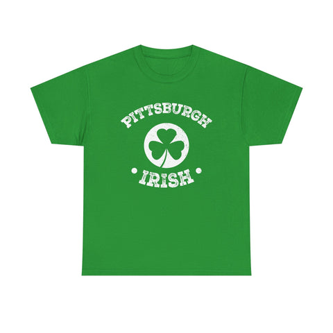 Pittsburgh St. Patrick's Day - Unisex Heavy Cotton Tee T-Shirt - YinzerShop