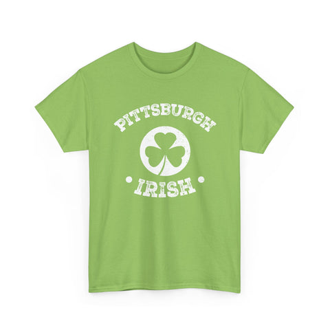 Pittsburgh St. Patrick's Day - Unisex Heavy Cotton Tee T-Shirt - YinzerShop