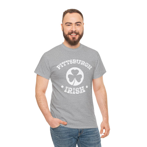 Pittsburgh St. Patrick's Day - Unisex Heavy Cotton Tee T-Shirt - YinzerShop