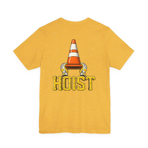 Pittsburgh Steel City 412 Smiley Hardhat & Hoist Cone Graphic T-Shirt T-Shirt - YinzerShop