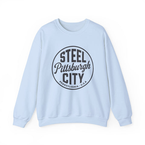 Pittsburgh - Steel City - Heavy Blend™ Crewneck Sweatshirt Sweatshirt - YinzerShop