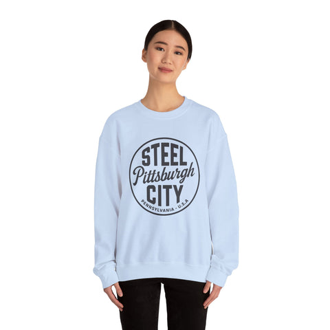 Pittsburgh - Steel City - Heavy Blend™ Crewneck Sweatshirt Sweatshirt - YinzerShop