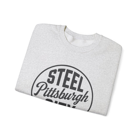 Pittsburgh - Steel City - Heavy Blend™ Crewneck Sweatshirt Sweatshirt - YinzerShop