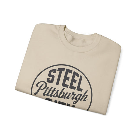 Pittsburgh - Steel City - Heavy Blend™ Crewneck Sweatshirt Sweatshirt - YinzerShop