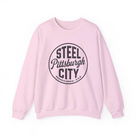 Pittsburgh - Steel City - Heavy Blend™ Crewneck Sweatshirt Sweatshirt - YinzerShop