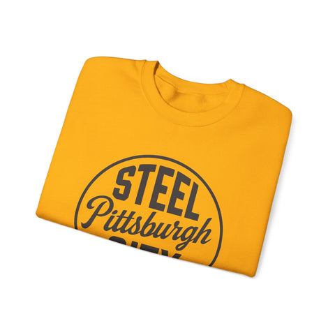 Pittsburgh - Steel City - Heavy Blend™ Crewneck Sweatshirt Sweatshirt - YinzerShop