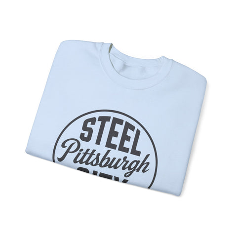 Pittsburgh - Steel City - Heavy Blend™ Crewneck Sweatshirt Sweatshirt - YinzerShop
