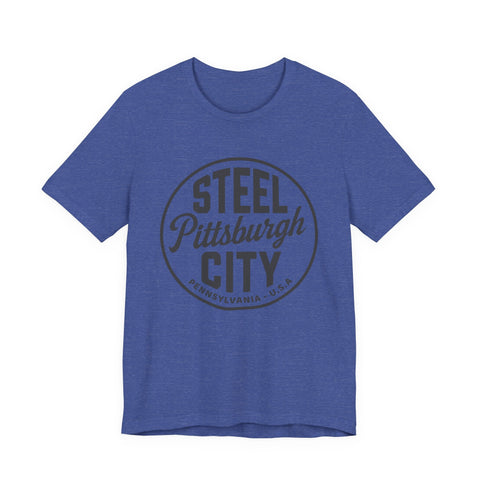 Pittsburgh - Steel City - Unisex Jersey Short Sleeve Tee T-Shirt - YinzerShop