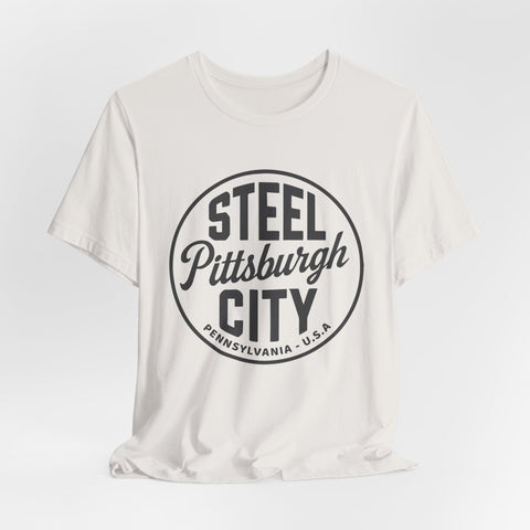 Pittsburgh - Steel City - Unisex Jersey Short Sleeve Tee T-Shirt - YinzerShop