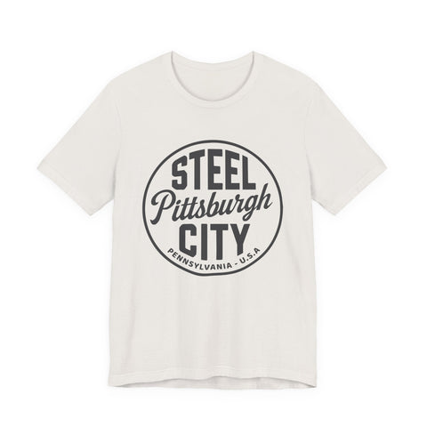 Pittsburgh - Steel City - Unisex Jersey Short Sleeve Tee T-Shirt - YinzerShop