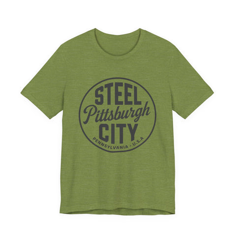 Pittsburgh - Steel City - Unisex Jersey Short Sleeve Tee T-Shirt - YinzerShop