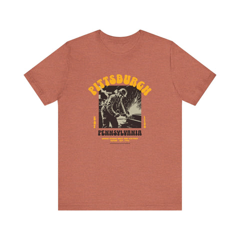 Pittsburgh Steel Legacy: Forging History T-Shirt T-Shirt - YinzerShop