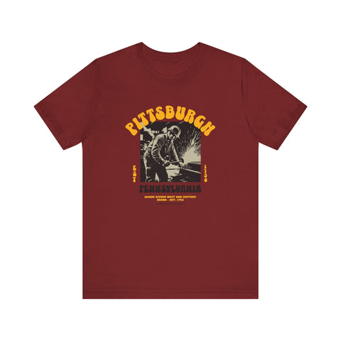 Pittsburgh Steel Legacy: Forging History T-Shirt T-Shirt - YinzerShop