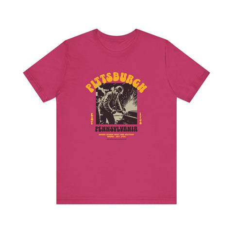 Pittsburgh Steel Legacy: Forging History T-Shirt T-Shirt - YinzerShop