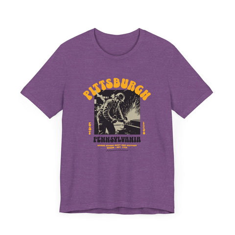 Pittsburgh Steel Legacy: Forging History T-Shirt T-Shirt - YinzerShop