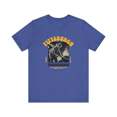 Pittsburgh Steel Legacy: Forging History T-Shirt T-Shirt - YinzerShop