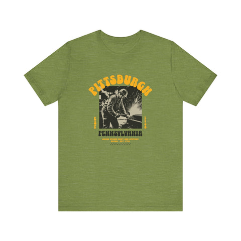 Pittsburgh Steel Legacy: Forging History T-Shirt T-Shirt - YinzerShop