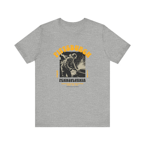 Pittsburgh Steel Legacy: Forging History T-Shirt T-Shirt - YinzerShop