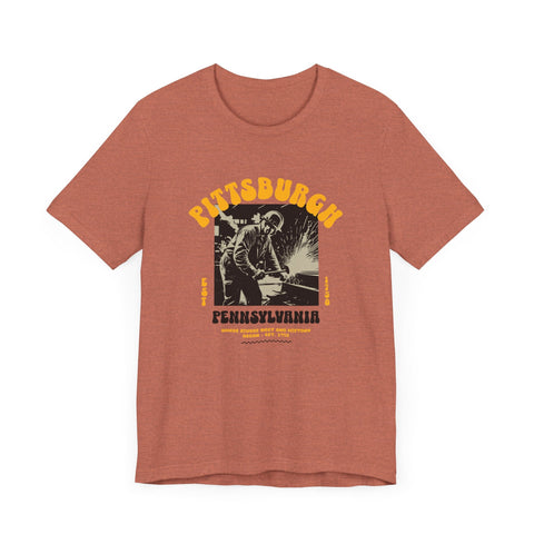 Pittsburgh Steel Legacy: Forging History T-Shirt T-Shirt - YinzerShop