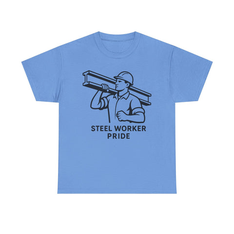 Pittsburgh Steel Worker Pride - Unisex Heavy Cotton Tee T-Shirt - YinzerShop