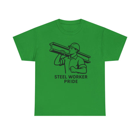 Pittsburgh Steel Worker Pride - Unisex Heavy Cotton Tee T-Shirt - YinzerShop