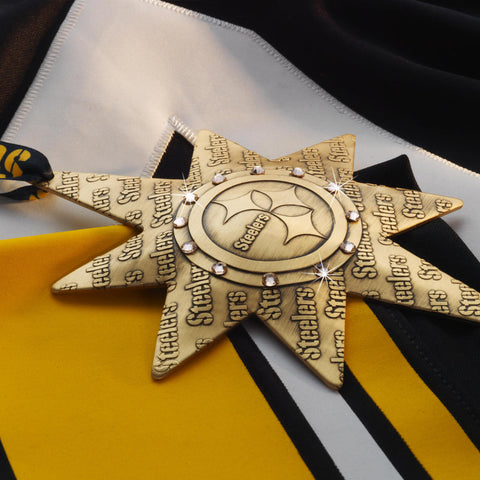 Pittsburgh Steelers Solstice Star Collector's Ornament (Bronze)