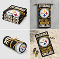 Pittsburgh Steelers 30" x 60" Steel Curtain Football Beach or Bath Towel Beach Towel - YinzerShop