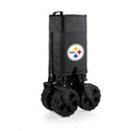 Pittsburgh Steelers All Terrain Utility Wagon | Heavy Duty Garden Cart with Telescoping Handle Licensed - YinzerShop