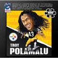 Pittsburgh Steelers All-Time Greats - Troy Polamalu 100 Piece Jigsaw Puzzle 100 Piece - YinzerShop
