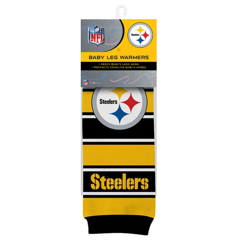 Pittsburgh Steelers Baby Leg Warmers – Infant Toddler Knee Protection, Cotton Blend Wearables - YinzerShop