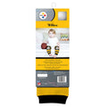 Pittsburgh Steelers Baby Leg Warmers – Infant Toddler Knee Protection, Cotton Blend Wearables - YinzerShop