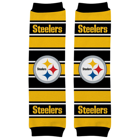 Pittsburgh Steelers Baby Leg Warmers – Infant Toddler Knee Protection, Cotton Blend Wearables - YinzerShop