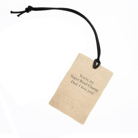 Pittsburgh Steelers Bag Tag - Handcrafted Bronze Golf Charm by Wendell August Forge Bag Tag - YinzerShop