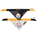 Pittsburgh Steelers Bandana - Official NFL Pet Accessories Set | Soft Cotton Blend Pet Bandana - YinzerShop