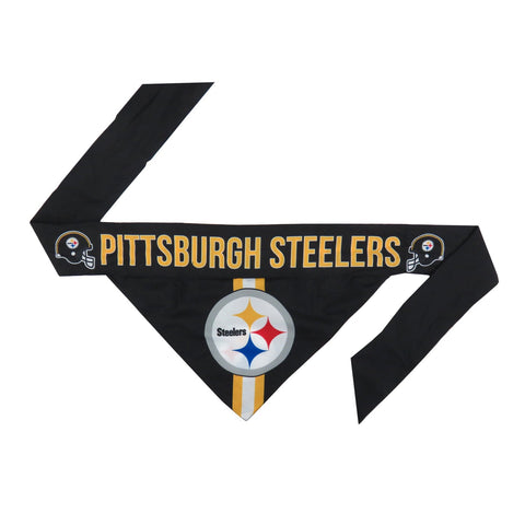 Pittsburgh Steelers Bandana - Official Pet Bandana | Adjustable, Double-Sided Dog Scarf Pet Bandana - YinzerShop