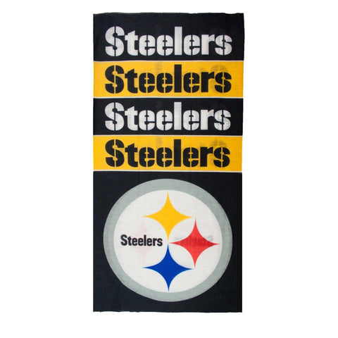 Pittsburgh Steelers Bandana - Performance Multi Way Headwear with Wicking Fabric Scarf - YinzerShop